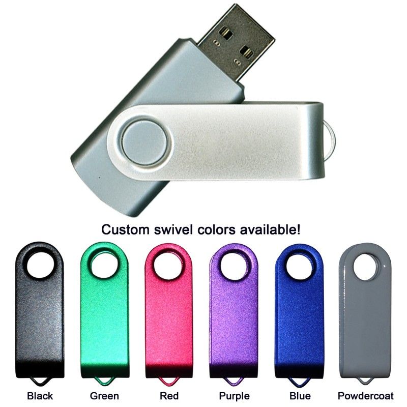 Promotional High Speed USB 2.0 Swivel Twister pen drive