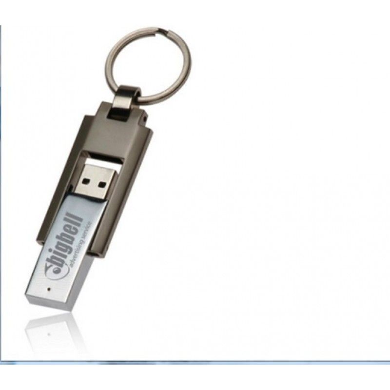 Promotional 8GB Swivel Metal Promotional USB Keychains