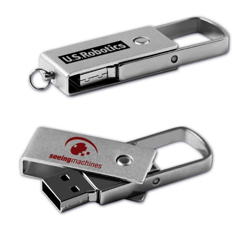 Promotional USB 2.0 Executive Metal Swing Flash Drive 16GB