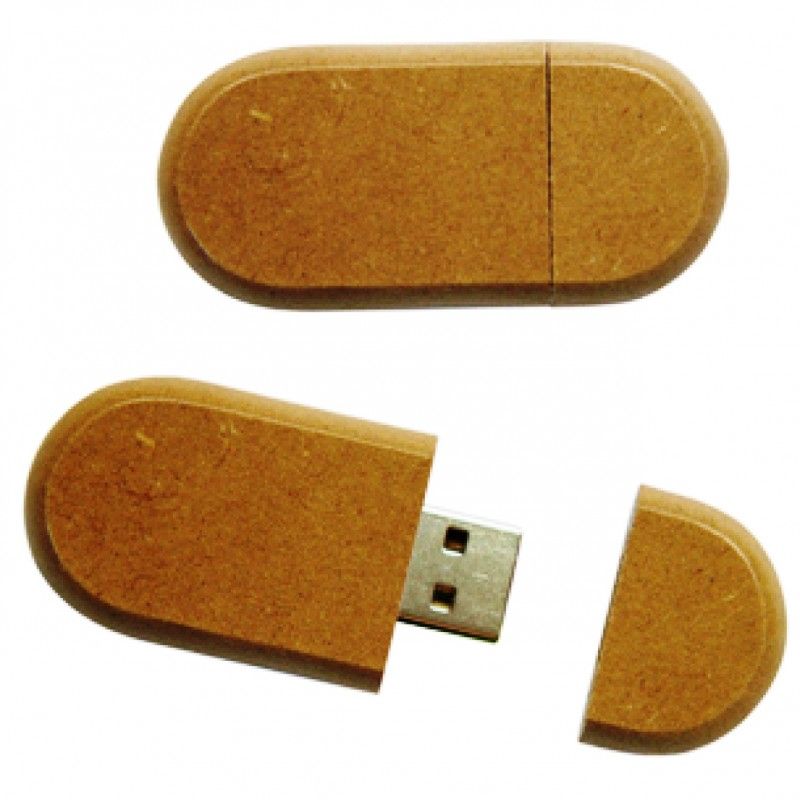 Promotional Rounded corners paper usb flash Drive